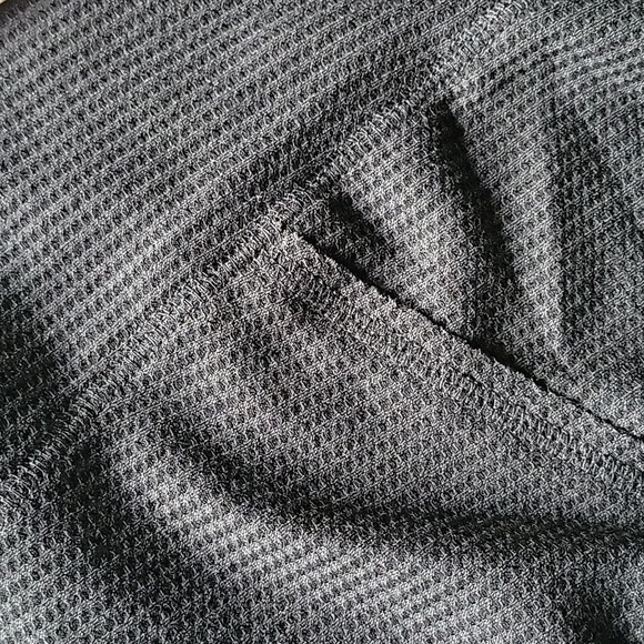 New In Black Textured Button-Up Top - Picture 3 of 7